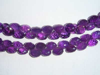 Amethyst Faceted Onion