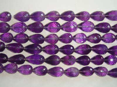 Amethyst Faceted TD Drops 